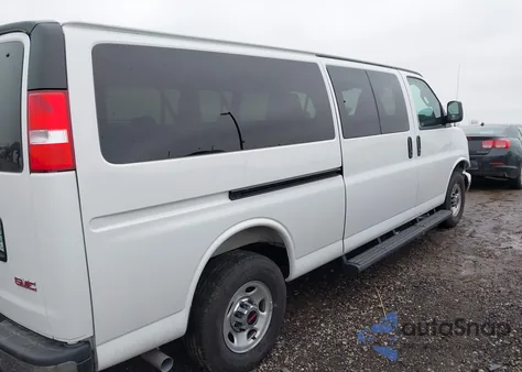 2025 GMC Savana Passenger Rwd 3500 Extended Wheelbase Lt z USA, uszkodzony, nr VIN 1GJZ7PFP7S1168546